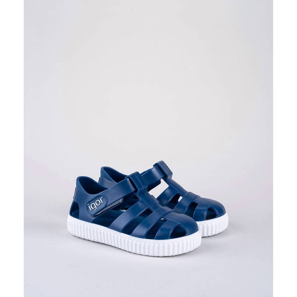 NEW IGOR kids' nico sandals in marino